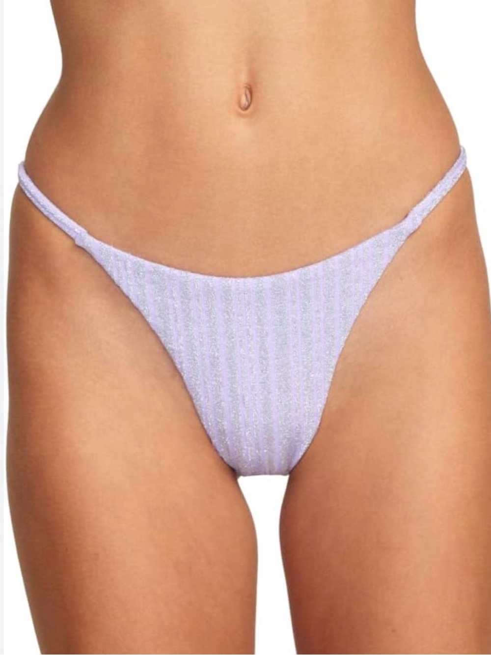 RVCA Violet Stardust Medium French Coverage Bikini Bottom—NWT—S/8